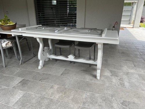 Vendo Tavolo Legno Grigio Verniciato